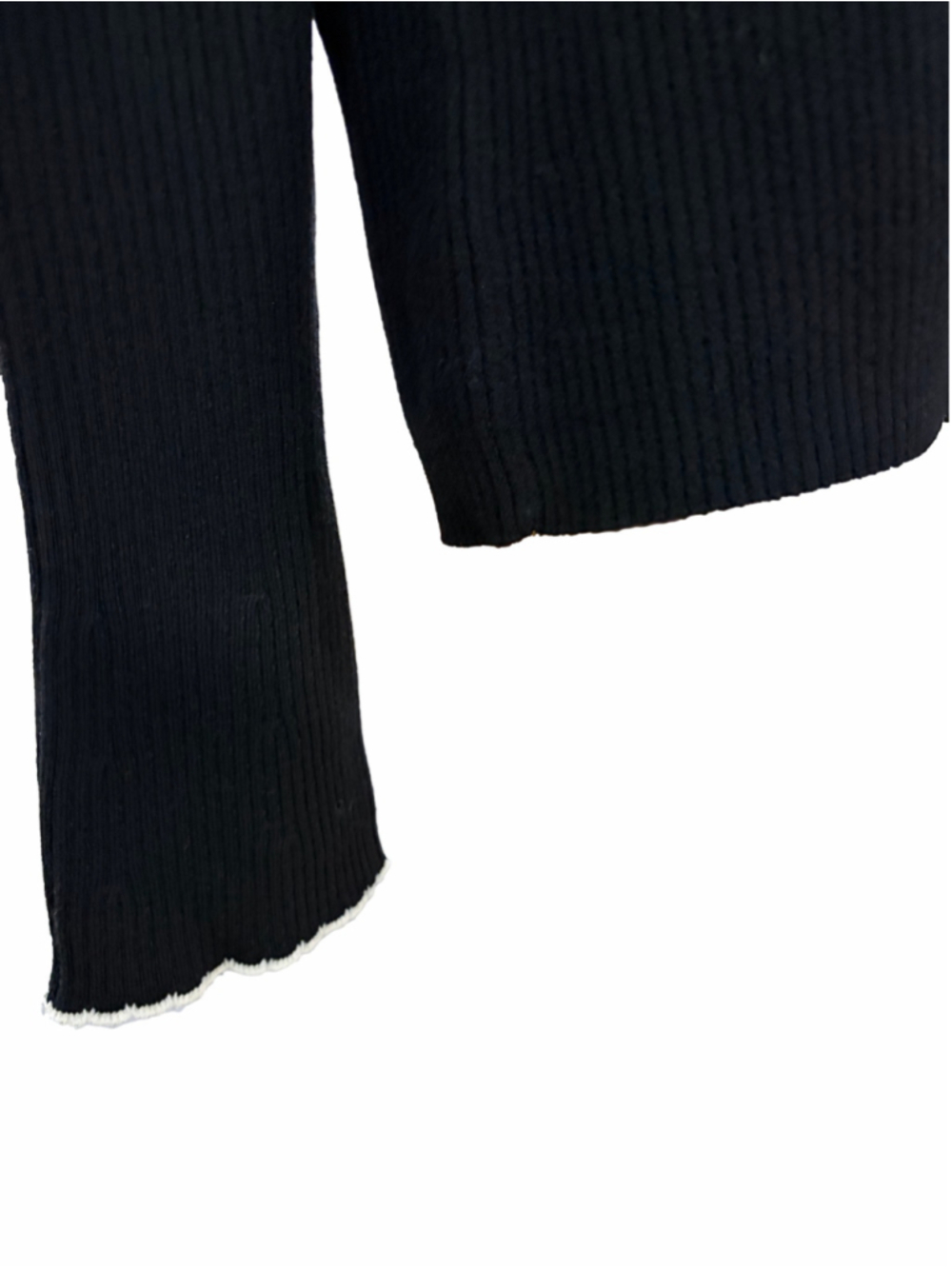 NWOT Madewell Whipstitched Longline Cardigan in Merino Blend black size medium - Picture 5 of 10